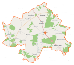Mapa lokalizacyjna gminy Mały Płock