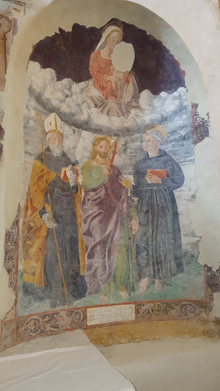 Vierge à l'Enfant et SS. Agostino, Tommaso apostolo et Nicola da Tolentino