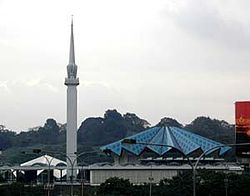 Masjid Negara (National Mosque), one of the largest mosques in East Asia Malaysia Masjid Negara.jpg