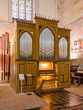 Malchow Orgelmuseum Klosterkirche Barnim-Grüneberg-Orgel aus Langenhanshagen.jpg