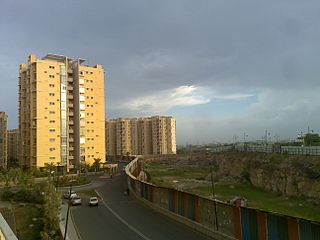 Kukatpally Suburb in Medchal-Malkajgiri, Telangana, India