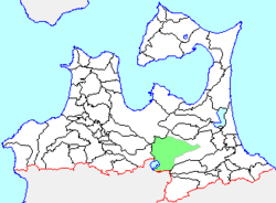 Lokasi Towadako di Prefektur Aomori