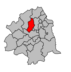 Canton de Lille-Ouest - Carte