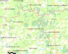 Chaumont-sur-Tharonne - Plan