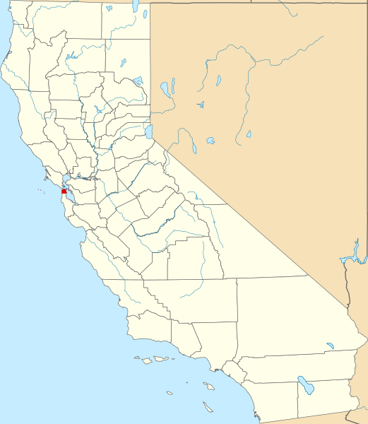 File:Map of California highlighting San Francisco County.svg