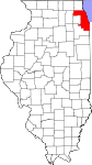 Map of Illinois highlighting Cook County.svg