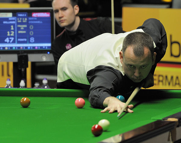 Mark Williams (pictured in 2013) made his first career maximum break in a 10–1 win over Robert Milkins