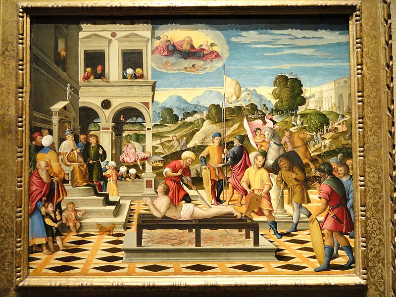 File:Martyrdom of Saint Lawrence, Girolamo da Santacroce, Venice, 1550-1555 - Nelson-Atkins Museum of Art - DSC08654.JPG