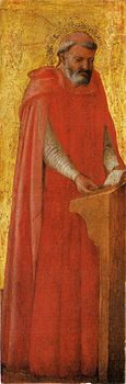 Masaccio, poliptyk pisa, święty jerome, berlin, 38x12 cm.jpg