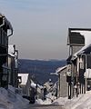 Blick von Masserberg auf das Wurzelbergmassiv