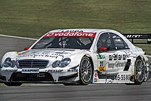 Lauda driving for Mercedes-Benz (Persson Motorsport) in the 2006 Deutsche Tourenwagen Masters season. Mathias Lauda 2006 DTM.jpg