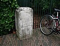 Milestone erected in 1731 in Cambridge. [147]