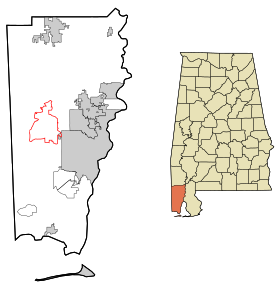 Localização de Semmes