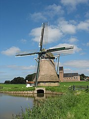 windmolen Victor (1867) Wanswerd, Friesland