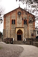 Facciata della Pieve di Santa Giustina