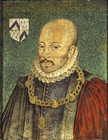 Portrait of Michel de Montaigne around 1578 by Dumonstier