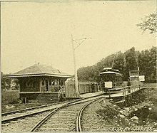View of the Montreal Park and Island, circa 1895 Montreal Park and Island Railway Image from page 198 of "Electric railway gazette" (1895) (14761065425).jpg