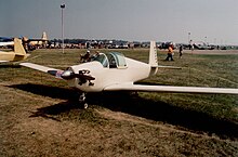 1949 model M-18L at Oshkosh 2001 Mooney Mite M-18L NC366A.JPG