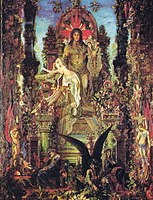 Δίας και Σεμέλη, 1896, Παρίσι, Musée Gustave Moreau