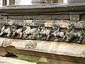 Bas-relief depicting lions at Panchakuta Basadi, Kambadahalli