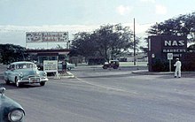 Gate at Naval Air Station Barber's Point as it appeared in December 1958