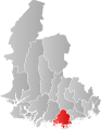 Location of Mandal in Vest-Agder