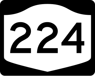 <span class="mw-page-title-main">New York State Route 224</span> State highway in New York, US