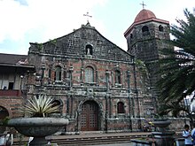 Nagcarlan fasad Gereja di Laguna province.jpg