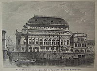 Il Teatro Nazionale appena terminato nel 1881.