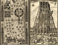 Gravure dans : Domenico Fontana, Della trasportatione dell'obelisco vaticano et delle fabriche di ... papa Sisto V...', Rome, Domenico Basa, 1590.