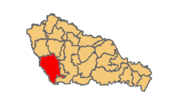 Location of Nedelišće Municipality in Međimurje County