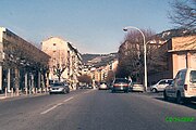 Boulevard de l'Armée des Alpes, direction nord.