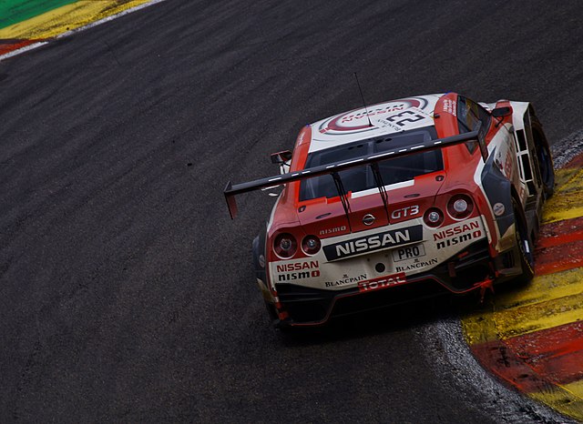 Nissan GT-R GT3 driven by the 2015 Champions Alex Buncombe, Wolfgang Reip and Katsumasa Chiyo at the 2015 24 Hours of Spa