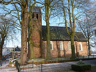 Noordlaren Village in Groningen, Netherlands