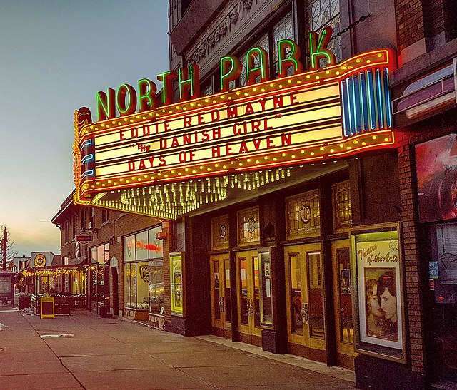 Buffalo, New York theater showing the film