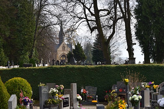 Cemetery in Nové Hrady, Czech Republic