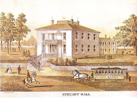 Old steuart hall 1868