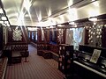 Eine der Bar-Wagons des Orient-Express in einem Museum in Frankreich