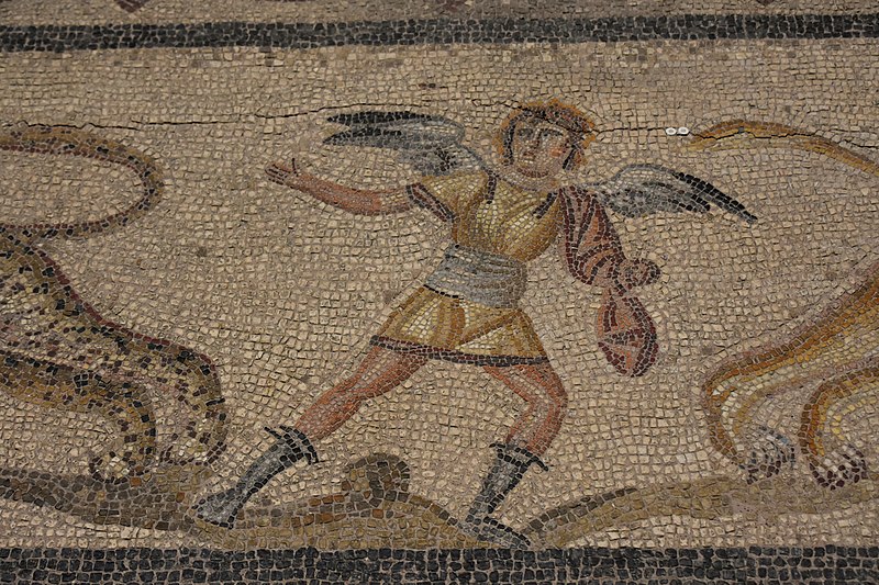 File:Orpheus Mosaic from Miletus, ca. 200 CE, Pergamon Museum, Berlin (3) (39513970604).jpg