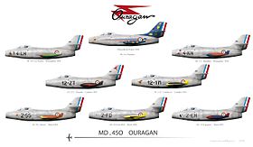 Dassault MD 450 Ouragan Armée de l’Air