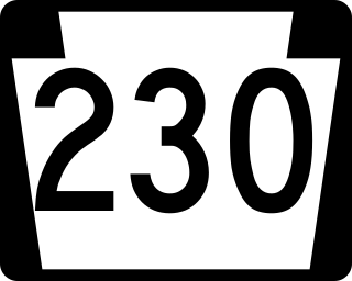 <span class="mw-page-title-main">Pennsylvania Route 230</span> State highway in Pennsylvania, US