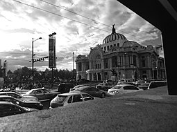 Palacio de Bellas Artes al atardecer