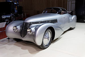 Paris - Retromobile 2012 - Hispano-Suiza tipi H6 C - 1938 - 001.jpg