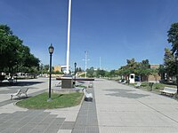 市内の公園、2014年4月7日