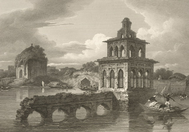 Dhaka riverbank, 1827