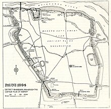 Pauni (Bhandara District). Plan of the historic city Pauni (Maharashtra). Plan of the historic city.jpg