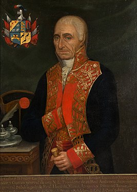 Virrey de Nueva España Pedro de Garibay a los 79 años de edad (Museo Nacional de Historia, México)