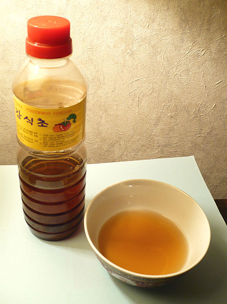 Persimmon vinegar produced in South Korea
