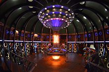 The modified TARDIS set that debuted in Series 9 Peter Capaldi's TARDIS Set (25074781711).jpg