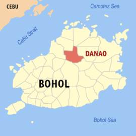 Dánao na Bohol Coordenadas : 10°1'N, 124°16'E